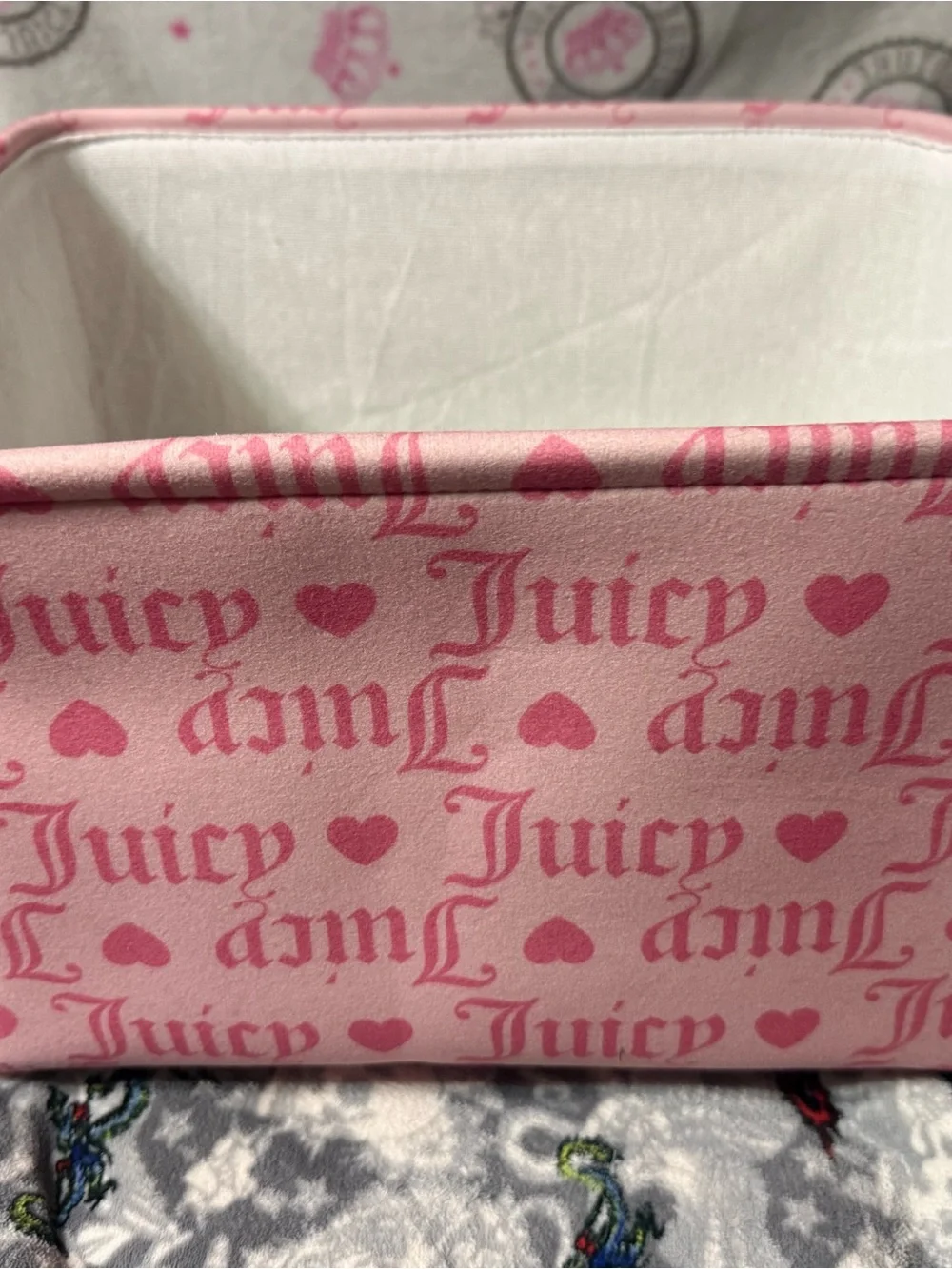 Juicy Couture Pink Heart Basket